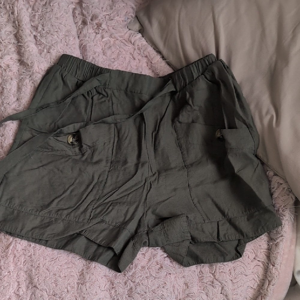 HYFVE Olive Cargo Shorts